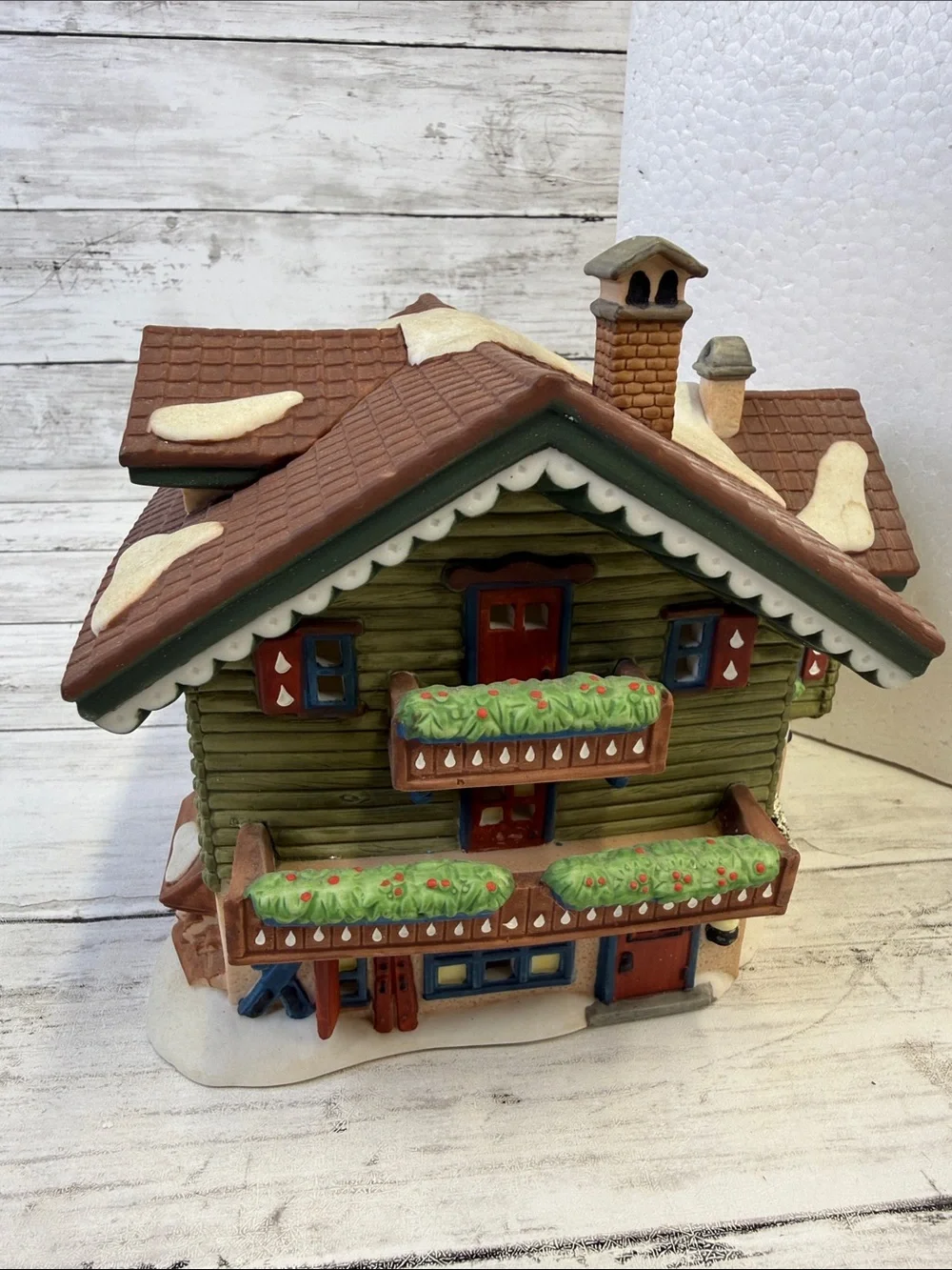 Department 56 “Sport Laden” Heritage Village Collection Alpine Village Series